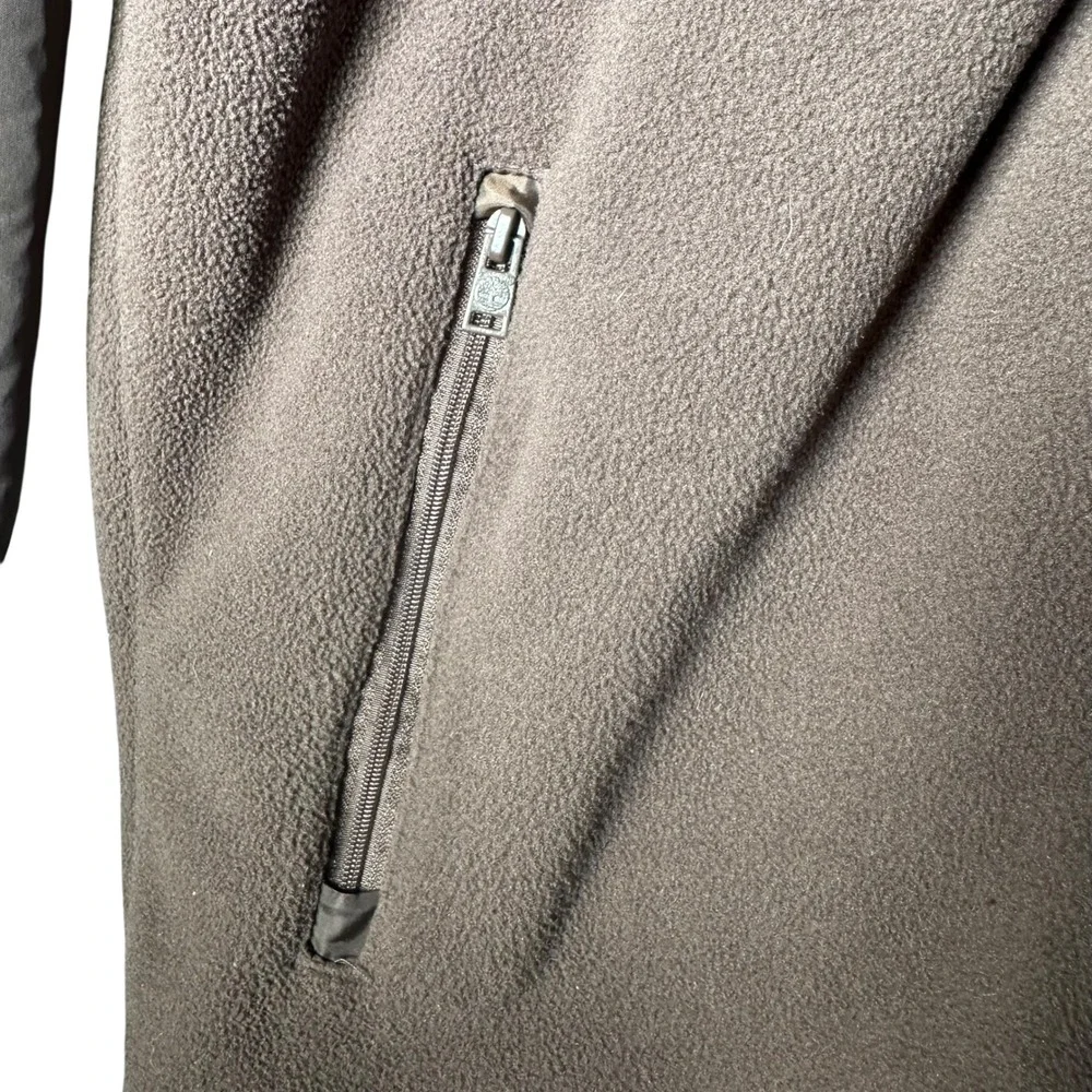 Timberland Kids Fleece Jacket‎ Brown Full Zip Pockets Outdoor Casual